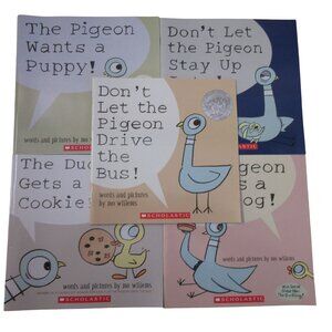 Lot of 5 Mo Willems Children's Paperback Books